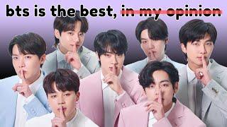 bts is the best (not just in my opinion)