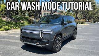 Rivian R1S/R1T Car Wash Mode Tutorial