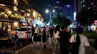 연남동에서 행복한 외국인들, 한국의 밤은 이렇게 안전한가요? Yeonnam-dong Street •[4k] Seoul, Korea