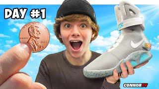 Trading a Penny to Nike Air Mags in 1 Week *Day 1*