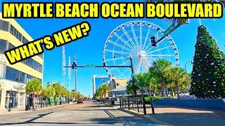 What's NEW in Myrtle Beach on Ocean Boulevard in December! 2 NEW resorts & more!