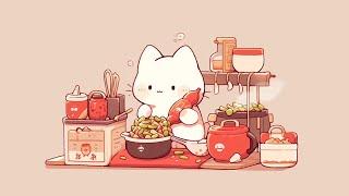 Sweet music & cute cat  Lofi ambient music ️ Chillhop Radio Beat