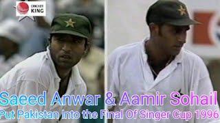 Saeed Anwar & Aamir Sohail vs India | Put Pakistan in Singer Cup Final 1996(Hindi Commantary)