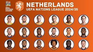 NETHERLANDS Squad For UEFA Nations League 2024/25 | November 2024 | Netherlands | FootWorld