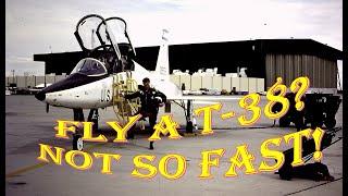 Fly the T-38? Not so Fast! Air Force Career choices and Decisions! Flying Chase at Edwards AFB! Pt 1