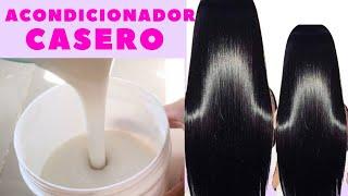 ACONDICIONADOR CASERO 100% NATURAL CON MAIZENA ARROZ Y SABILA PARA TODO TIPO DE CABELLO paso a paso