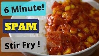 Easy Spam Stir fry!