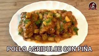 Pollo agridulce con piña, una receta exquisita y superfácil de realizar