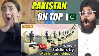 Indian Reaction to Muslim Countries by Number of Soldiers | Raula Pao