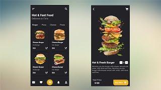 Awesome Food App UI Design In Flutter - Design Food Delivery App