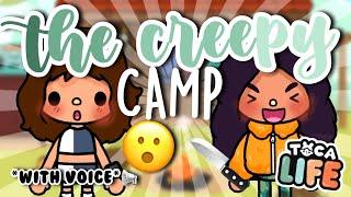 The Creepy Camp  || *WITH VOICE*  ( NOT MINE) || Toca Boca Roleplay || Tiktok Roleplay