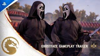 Mortal Kombat 1: Khaos Reigns - Official Ghostface Gameplay Trailer | PS5 Games