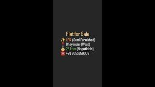 1RK Flat for Sale in Bhayandar (West)  ID :- 002