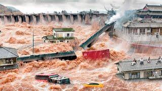 China now! The largest dam in the world failed, Chongqing went under water, people are trapped