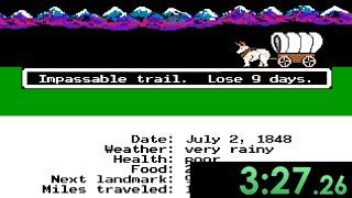 So I tried speedrunning The Oregon Trail and was constantly devastated by my own luck