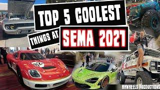 TOP 5 COOLEST THINGS AT SEMA 2021 |  HHWHEELS