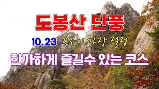 10월23일 가장 아름다운 도봉산 가을/붐비지 않고 사진담기 좋은곳은? #도봉산 #도봉산단풍 #Y계곡단풍 #도봉산거북골 #문사동계곡단풍 #거북골단풍