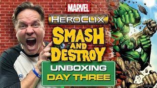 Marvel HeroClix: Smash and Destroy Unboxing | Day 3