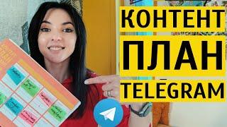 КАК СОСТАВИТЬ КОНТЕНТ ПЛАН ДЛЯ ТЕЛЕГРАМ: пишем КП на неделю + шаблон