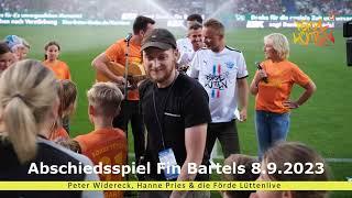 Die Förde Lütten Live im Holstein Stadion (8.9.2023) - Abschiedsspiel Fin Bartels