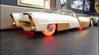 THE TIRES GLOW ! 1956 Golden Sahara II @ Klairmont Kollections on My Car Story with Lou Costabile