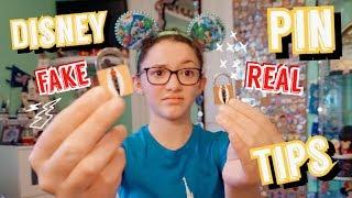 Disney Pin Trading Tips!! How to Tell When a Pin is Fake