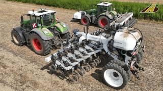 Strip Till - Maisanbau 2024 - Aussaat - Traktor FENDT & AGRISEM - Frühjahrsbestellung Landwirtschaft