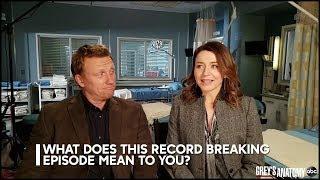 What does this record breaking episode mean to you? Kevin McKidd & Caterina Scorsone