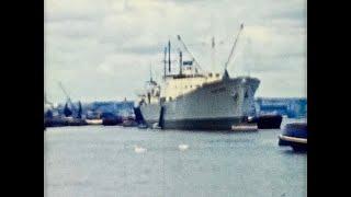 The River Medway at Chatham & Rochester - 1960s Home Movie