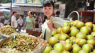 Go to the city to set up a stall to sell agricultural goods  30 catties of Jianling pickled mustard