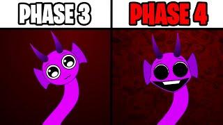 Mix of Phase 3 VS Phase 4 Monster VOICE From Incredibox Sprunki BABIES! All Phases 3-4 Comparison