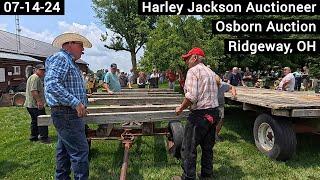 Results - AC WD 45 & C Tractors - Wagons - Trailers - Old Sign - Ford Dump Truck - Osborn Auction