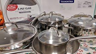 Chef's Gallery 3-Ply Clad Stainless Steel Wok Pan & Tramontina UNA Cookware Set - Unboxing