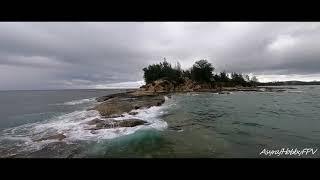 Simpang Mengayau/Tip Of Borneo Kudat Sabah (FPV drone perspective view)