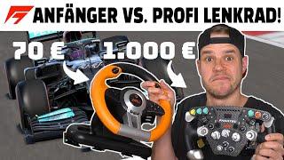 Günstiges ANFÄNGER Gaming Lenkrad vs. PROFI Setup: So groß ist der Unterschied!