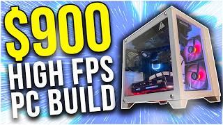 The BEST 1440p "NO LAG" $900 Gaming PC Build in 2024