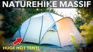 HOT TENT by NatureHike - Massif 4 Season 4P - FIRST LOOK & WALKTHROUGH