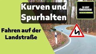 Sonderfahrt Klasse B - Überlandfahrt- Spurhalten und Kurven - Führerschein