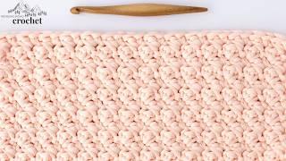 EASY CROCHET TEXTURE STITCH - How to Crochet the Suzette Stitch - Crochet Tutorial