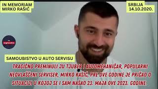 In memoriam - Mirko Rasić Neovlašćeni serviser - sećanje na izuzetnog čoveka