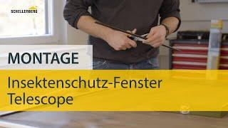 Montage: Insektenschutz-Fenster Telescope von Schellenberg