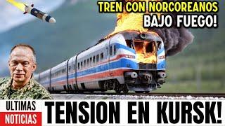 El colapso definitivo de Putin! Tren Ruso con Soldados Norcoreanos Atacado por Ucrania en Kursk!