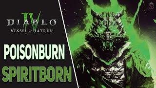 PoisonBurn SpiritBorn Diablo 4 Vessel of Hatred