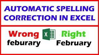 How to Check Spelling in Excel and Avoid Typing | Aman Raja Official |