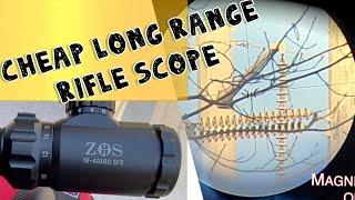 ZOS 10-40 X 60 SFE chinese scope. Any good?