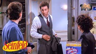 Kramer's got a corporate job | Seinfeld (1989)