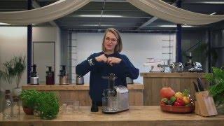 Hurom Slowjuicer Chef (DT/GH) Vergelijken Productvideo NL/BE