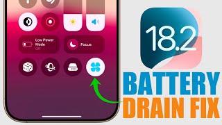 iOS 18.2 - How To FIX Battery DRAIN on iPhone !