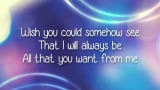 Misunderstood -  AJ Michalka Lyrics Video