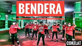 BENDERA - COKELAT - ZUMBA FITNESS - CARDIO WORKOUT - DANCE FITNESS